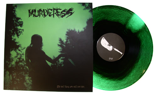 MURDERESS - The Last Thing You Will Ever See... LP Green/Black Vinyl